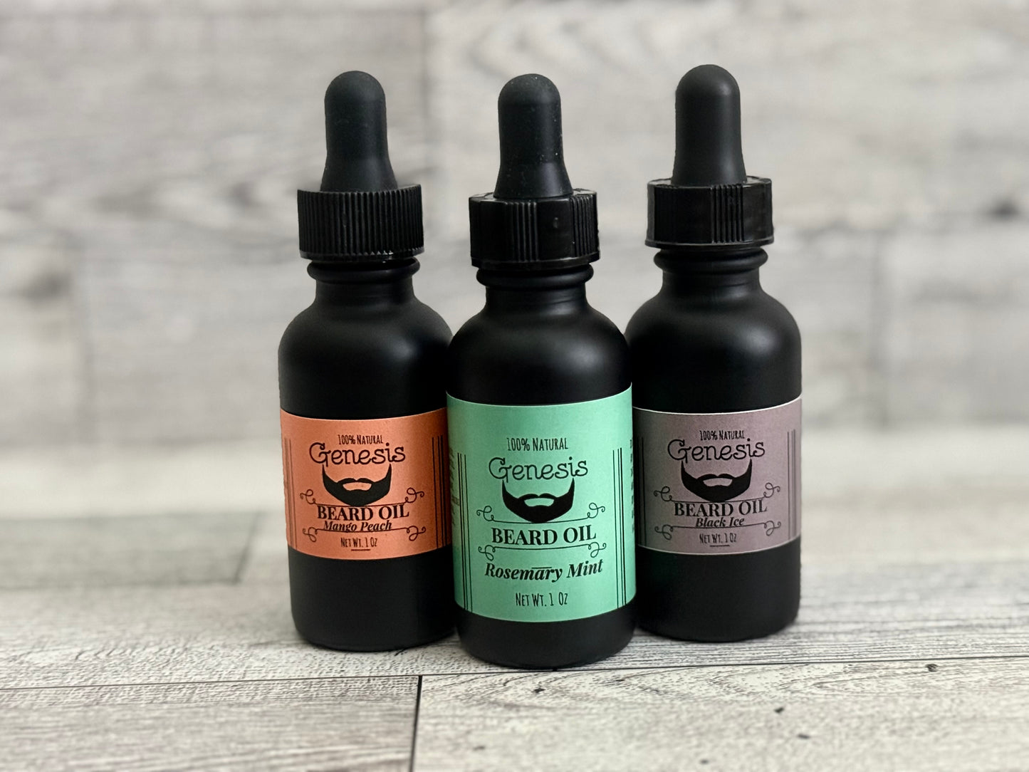 Genesis Beard Growth Oil 3 Pack Bundle & Save